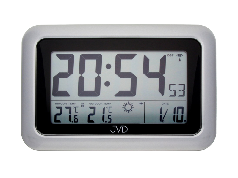 Radiem sterowany zegar cyfrowy z alarmem JVD RB36.2