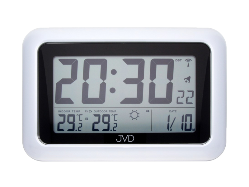 Radiem sterowany zegar cyfrowy z alarmem JVD RB36.1
