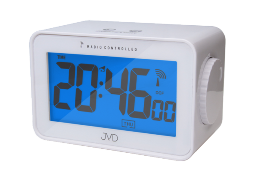 Radio controlled alarm clock JVD RB53