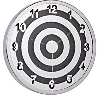 Metal wall clock H90