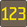 Permanently glowing numerals